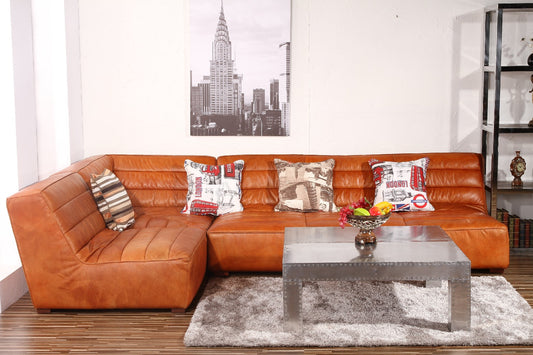 Shabby L-Shaped Sofa
