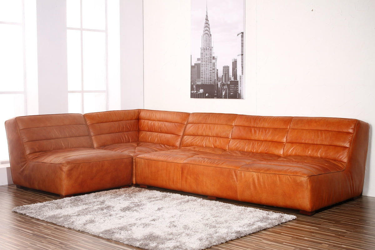 Shabby L-Shaped Sofa