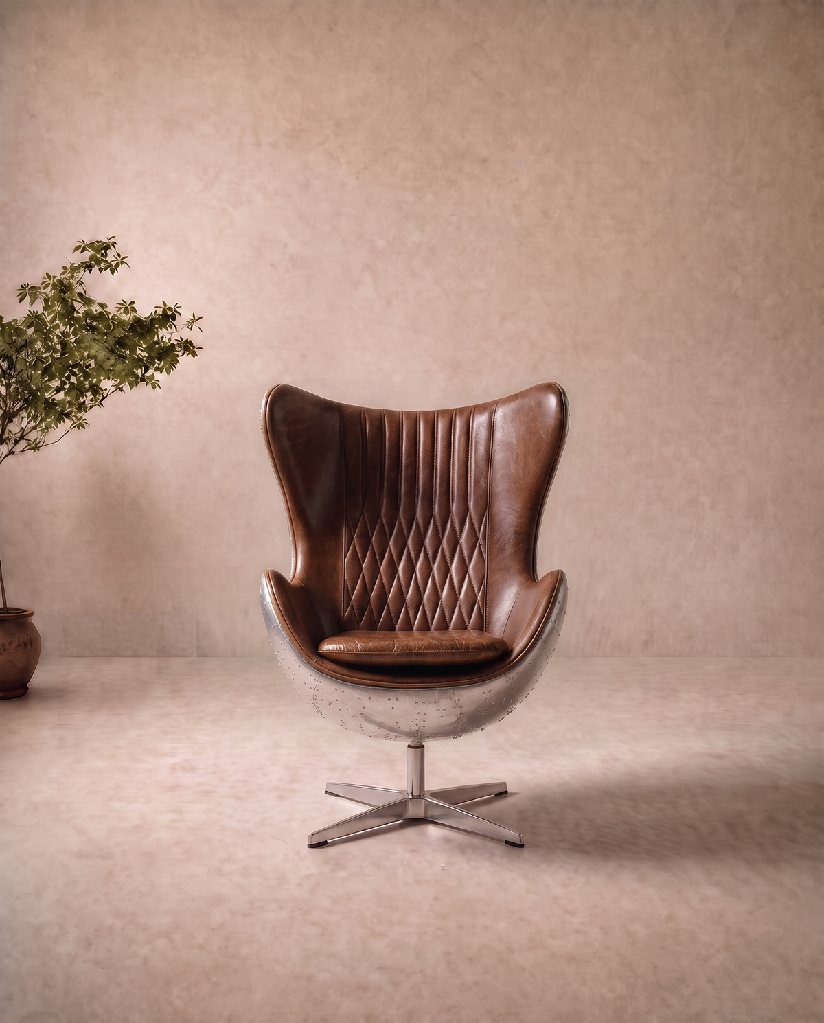 Swivel Steel Egg Single Seater